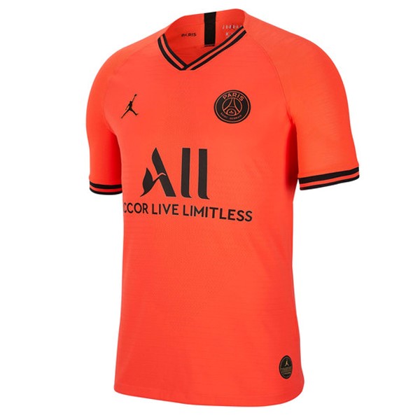 JORDAN Camiseta Paris Saint Germain Replica Segunda Ropa 2019/20 Naranja